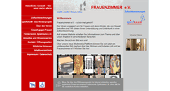 Desktop Screenshot of frauenzimmer-ev.de